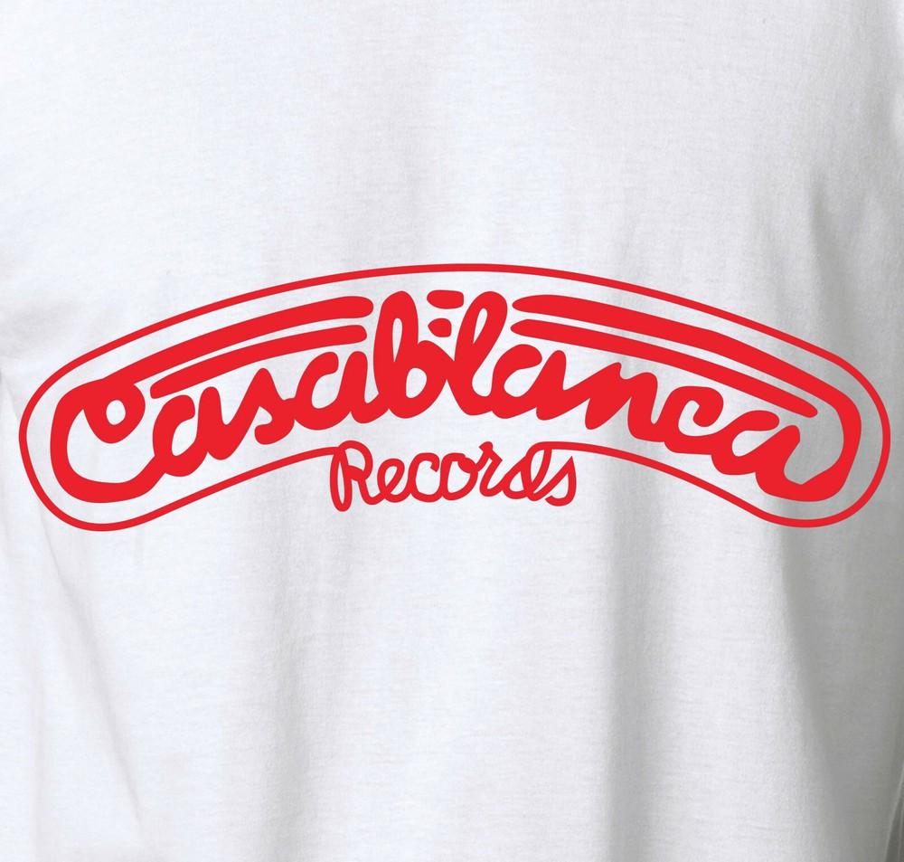 CASABLANCA RECORDS Vintage Retro Kiss Label Rock S-6XL 100 Cotton Tee Unisex T-Shirt L 1990₽