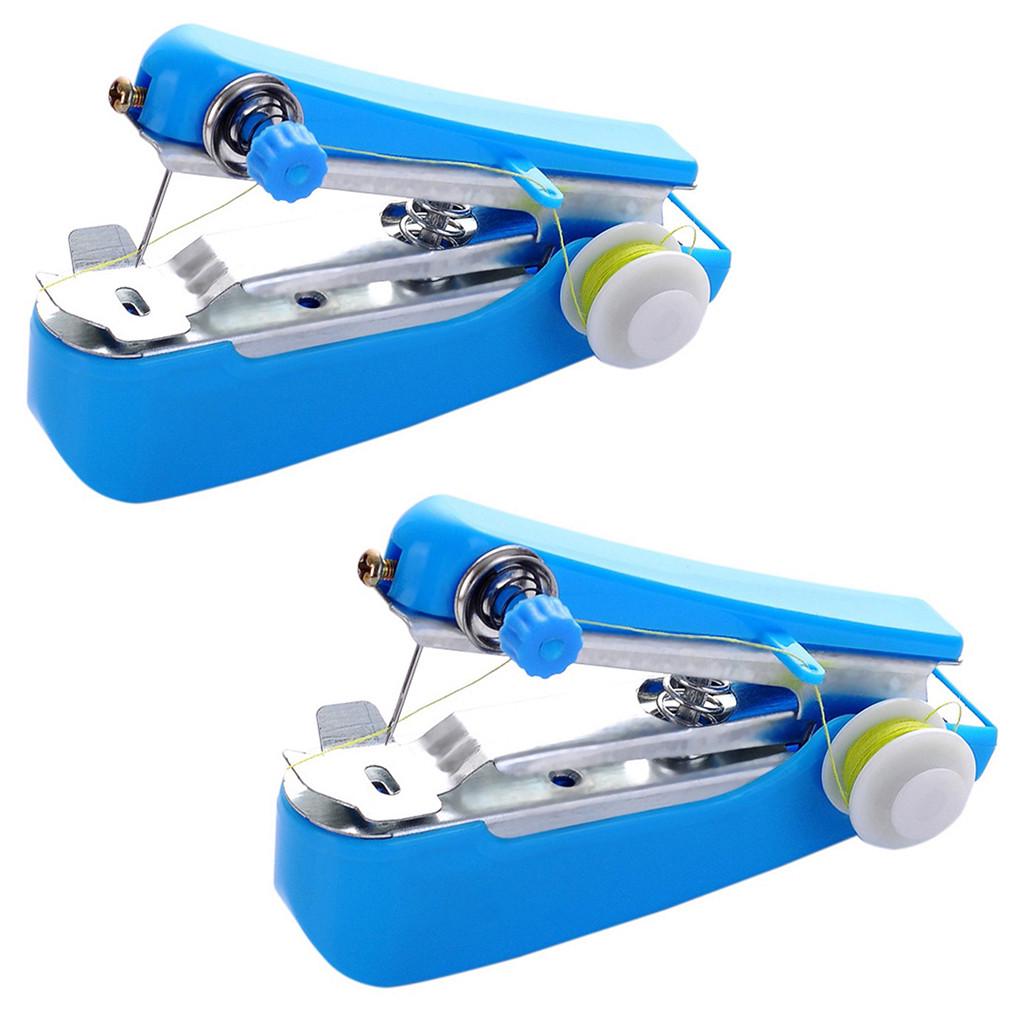 Portable Needlework Cordless Hand-Held Clothes Fabrics Sewing Machine