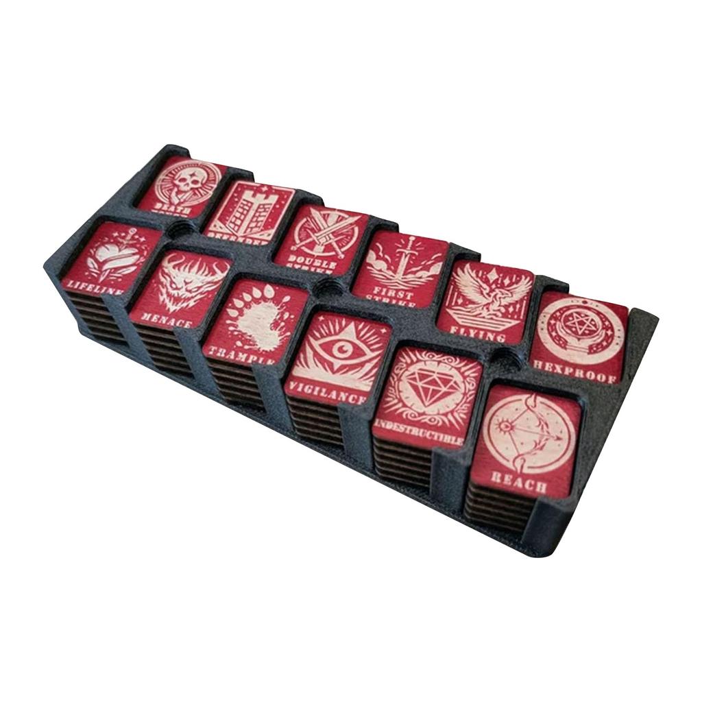 Tabletop Card Game Ability Tracking Counters