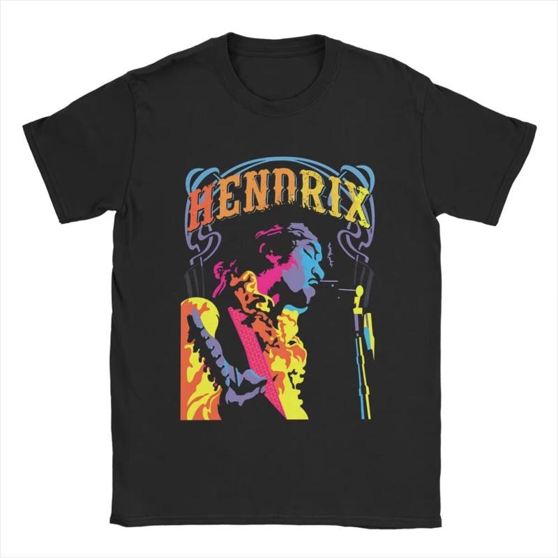 Jimi Hendrix 2026 New Bestseller Unisexs Y2k Rock Album Graphic Hawaiian Luxury Hiphop Style Shirt WOMEN Summer Tshirt Fashion