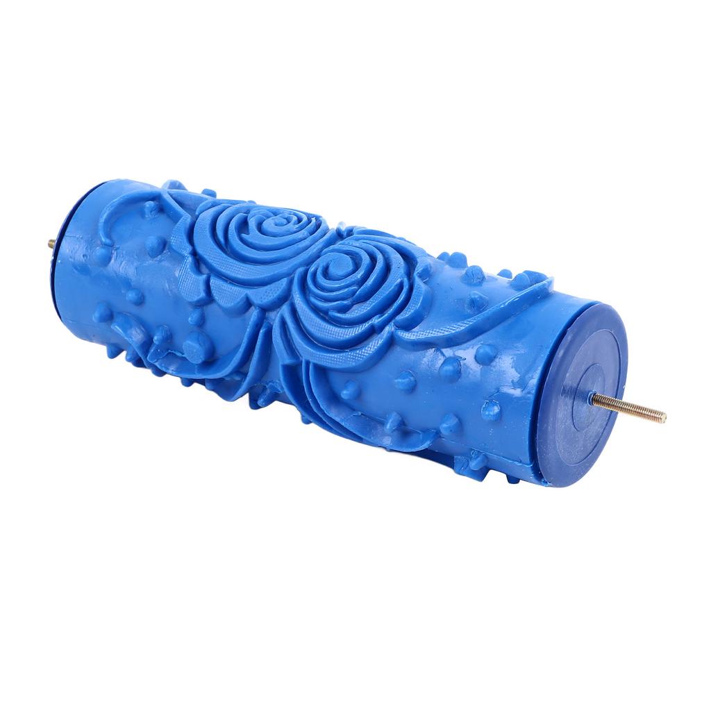 5in Rubber Pattern Paint Roller Beautiful Patterns Reusable Decorative Art Texture Roller Wall Patterned Rollers Stencil