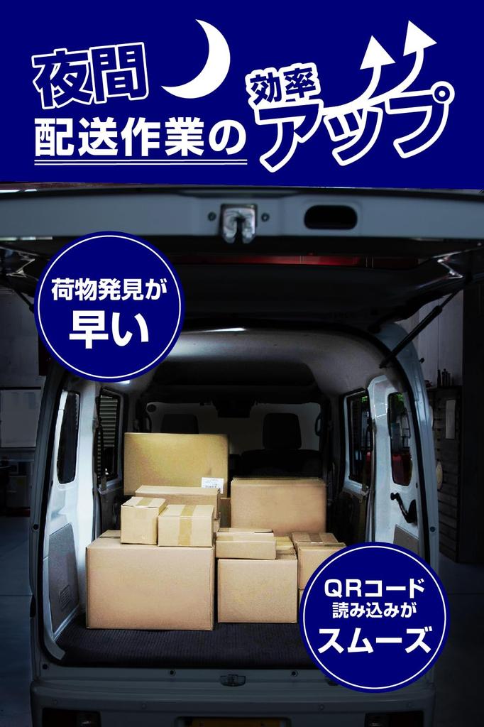 amon Cargo Lighting Set for Suzuki Every LED Room Lamp for Nighttime Delivery 4825 (DA17V) - Work,