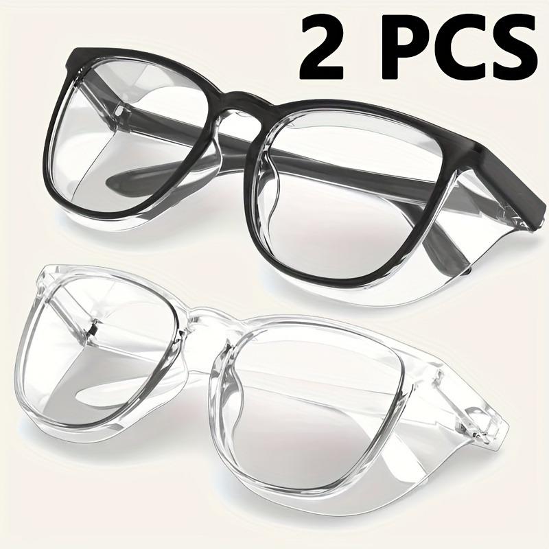 

2pcs Fashionable Pink Transparent Box Women s Glasses Full Frame Design Transparent Lenses Daily Casual Style