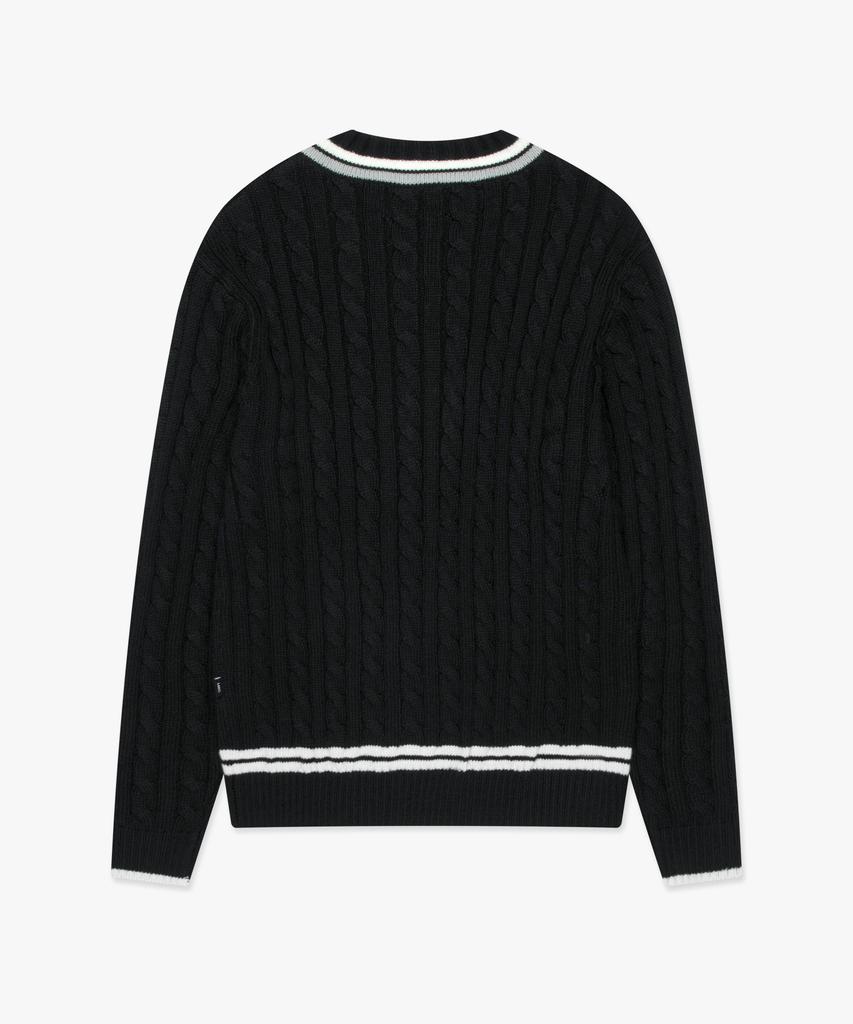 LMC Gothic Cable Tennis Knit Black