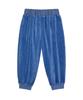 DEINET Rose Typo Capri Jogger Pants In Blue