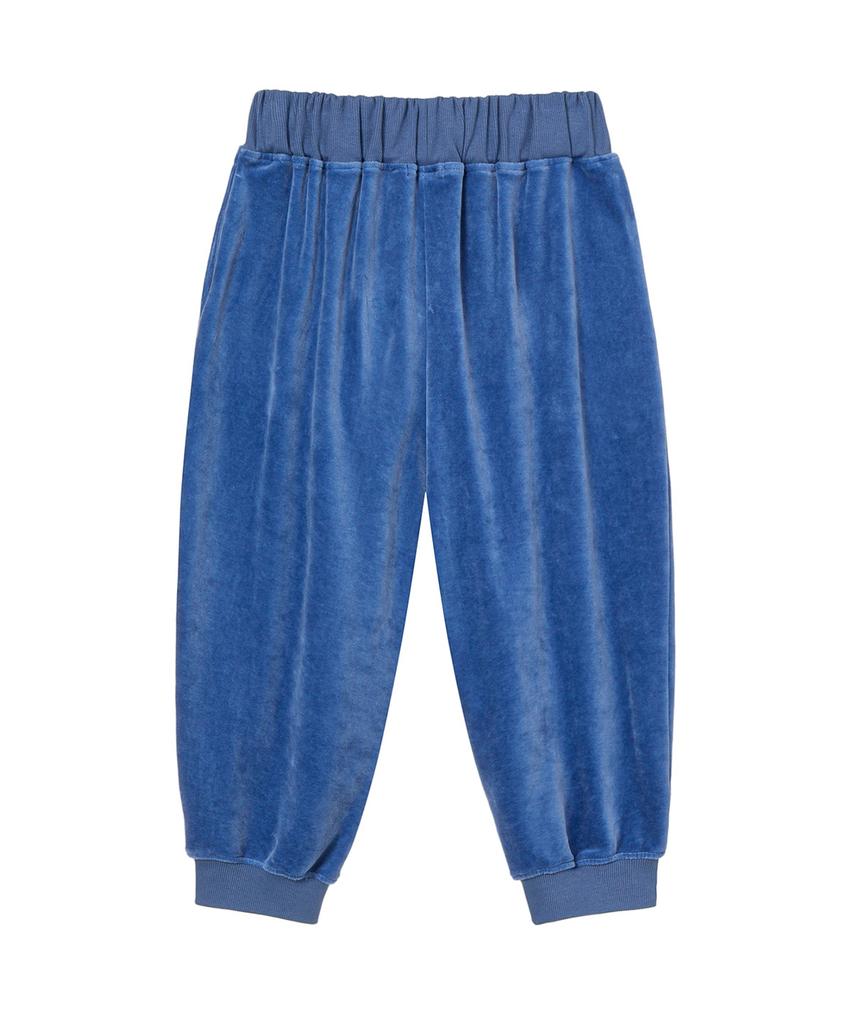 DEINET Rose Typo Capri Jogger Pants In Blue