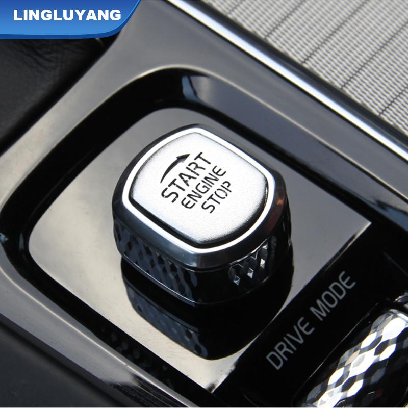 Car Accessories for Volvo XC60 XC90 S90 V90 V60 S60 Start Button Parking Hand Brake Patch Decorative Car Stickers Car Styling