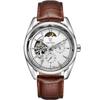 JPM TEVISE Men's Automatic Metal Watch Leather Watch 10 Types TVX01,Korean Popular Watches