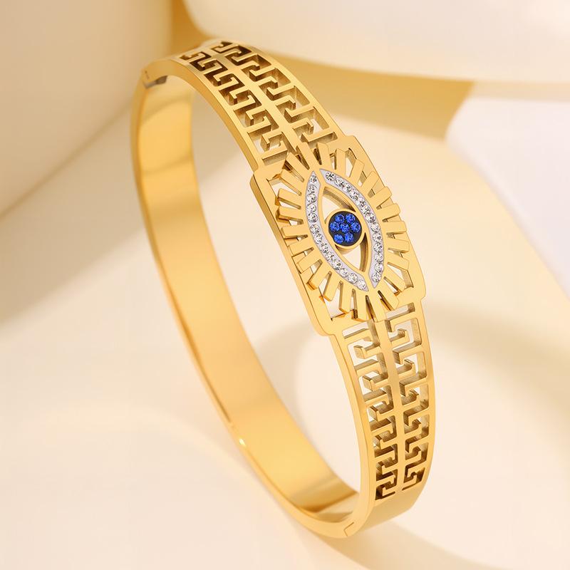 New Greek Eyes Female Noble Hollow Devil Eyes Light Luxury Style Jewelry Bracelet