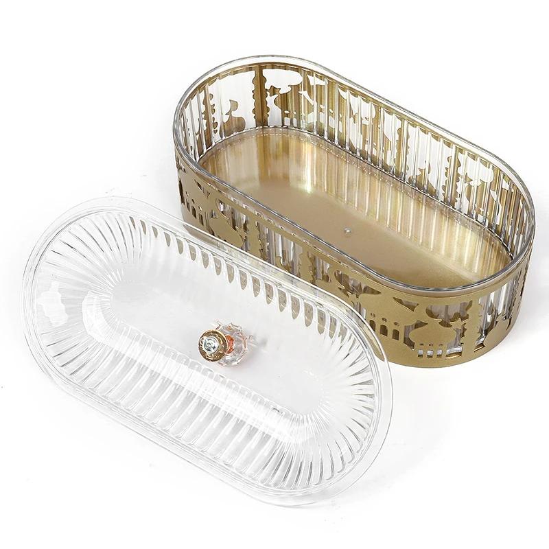 Colorful Ramadan Candy Tray Serving Set Eid Mubarak Snacks Platter 2025 Islamic Party Gifts Elegant Ramadan Decoration Snacks