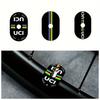 2 Piezas/hoja decoración de agujero de aire para rueda de bicicleta dancehall estilo UCI rally de ciclismo decoración personalizada