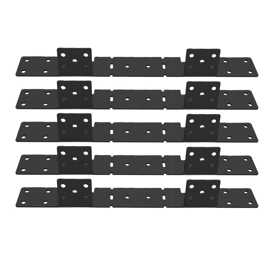 10Pcs Adjustable Stair Stringer Hanger Concealed Connector Bracket for 2x10 2x12 Stair Stringer Interior Use