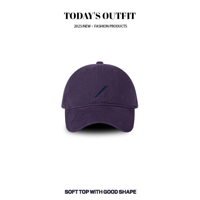 New Baseball Cap Slash Casual Baseball Cap Spring and Summer Simple Face Showing Small Sun Protection Baseball Cap Sun Protection Hat
