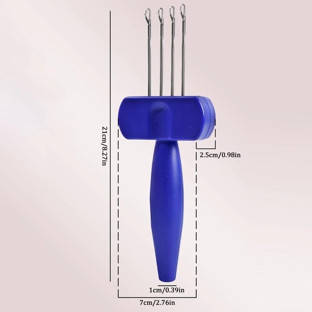 Ergonomic Grip Knitting Needle Portable Cord Knitting Tool Crochet Hooks  for Yarn DIY Craft