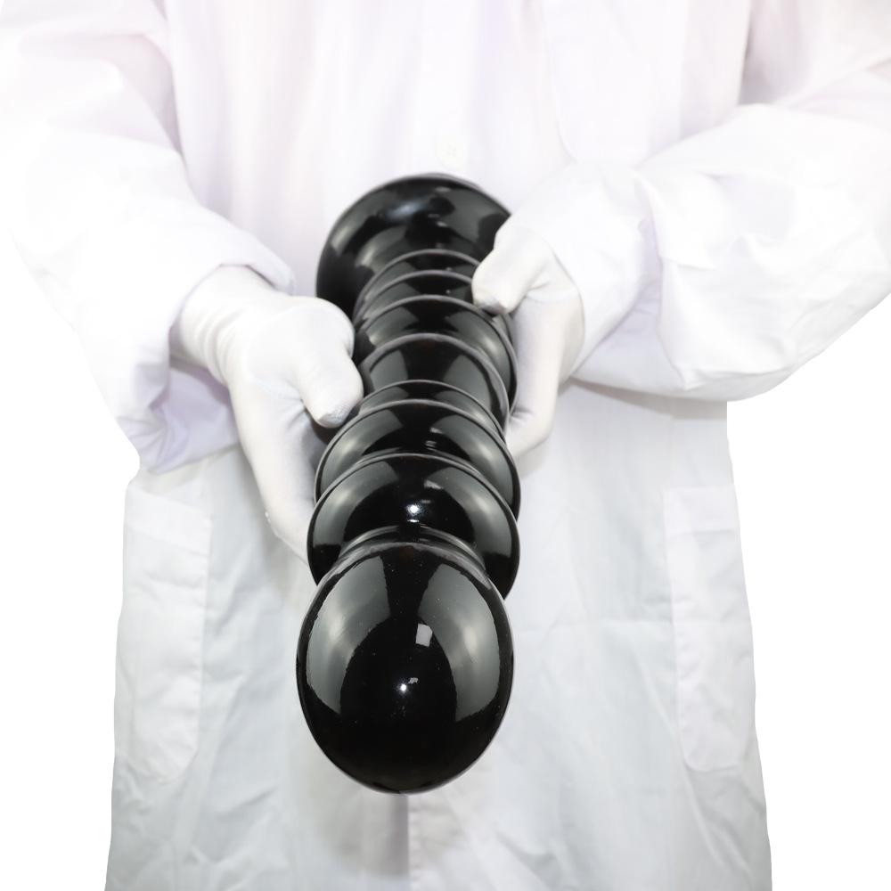 Large Anal Beads & Butt Plug Combo, Anal Sex Toy for Men Women, Beginner To Expert Prostate and Backdoor Pleasure