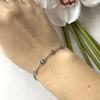 Silver Bracelet with Mystic Topaz 7.825ct, Product Weight 3.64 G (2152811)