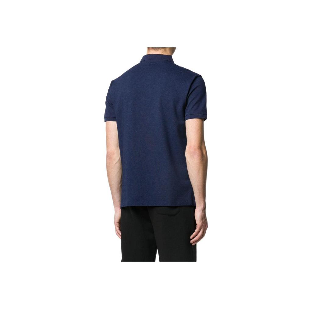 Polo Ralph Lauren Solid Color Logo Embroidered Short Sleeve Polo Shirt Men tops Blue 710541705-141