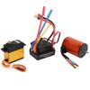 3650 3900KV Brushless Motor 60A ESC 20kg Steering Gear Set Upgraded Waterproof for 110RC Remote