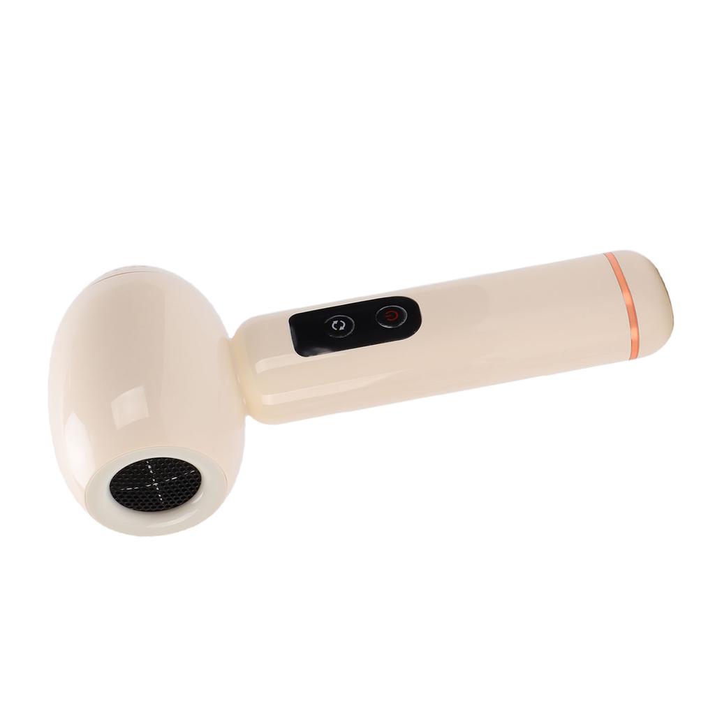 Cordless Hair Dryer Cold Hot Wind Quiet Battery Operated Rechargeable Portable Blow Dryer for Home Travel Light Yellow