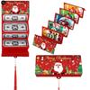 2026 Christmas Surprise Red Envelope Money Box with 10 Card Slots