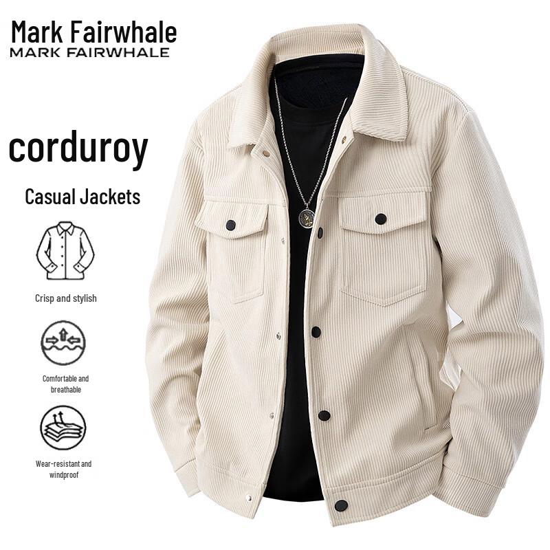 

Mark Fairwhale Men s Corduroy Workwear Jacket 5XL