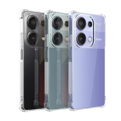 Coque de téléphone transparente souple anti-chute pour Redmi 14C 13C 13 Redmi Note 14 13 Note 13 14 Pro 4G/5G A3 11S 12 12S 13 Pro+ 12C POCO X6M6 Pro