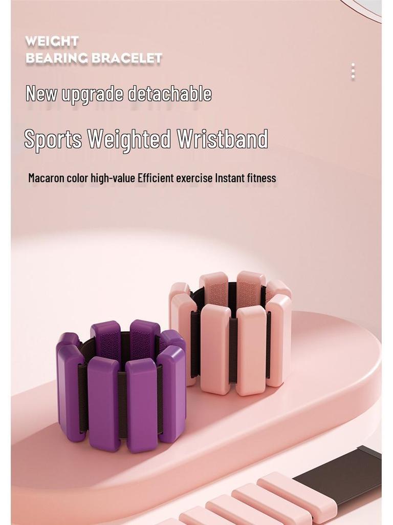 Weighted Silicone Ankle & Wrist Training Bracelet for Men & Women Fitness