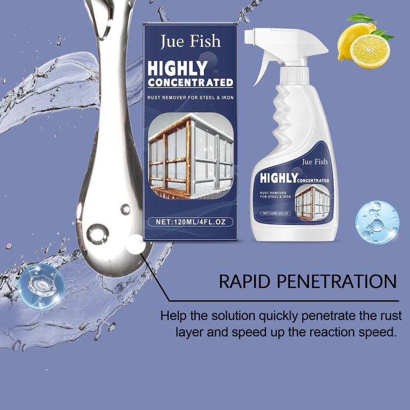 JUE FISH Rimuovi Ruggine Per Acciaio, Acciaio Inossidabile, Agente Rimuovi Ruggine e Pulente Per Lavelli e Utensili da Cucina
