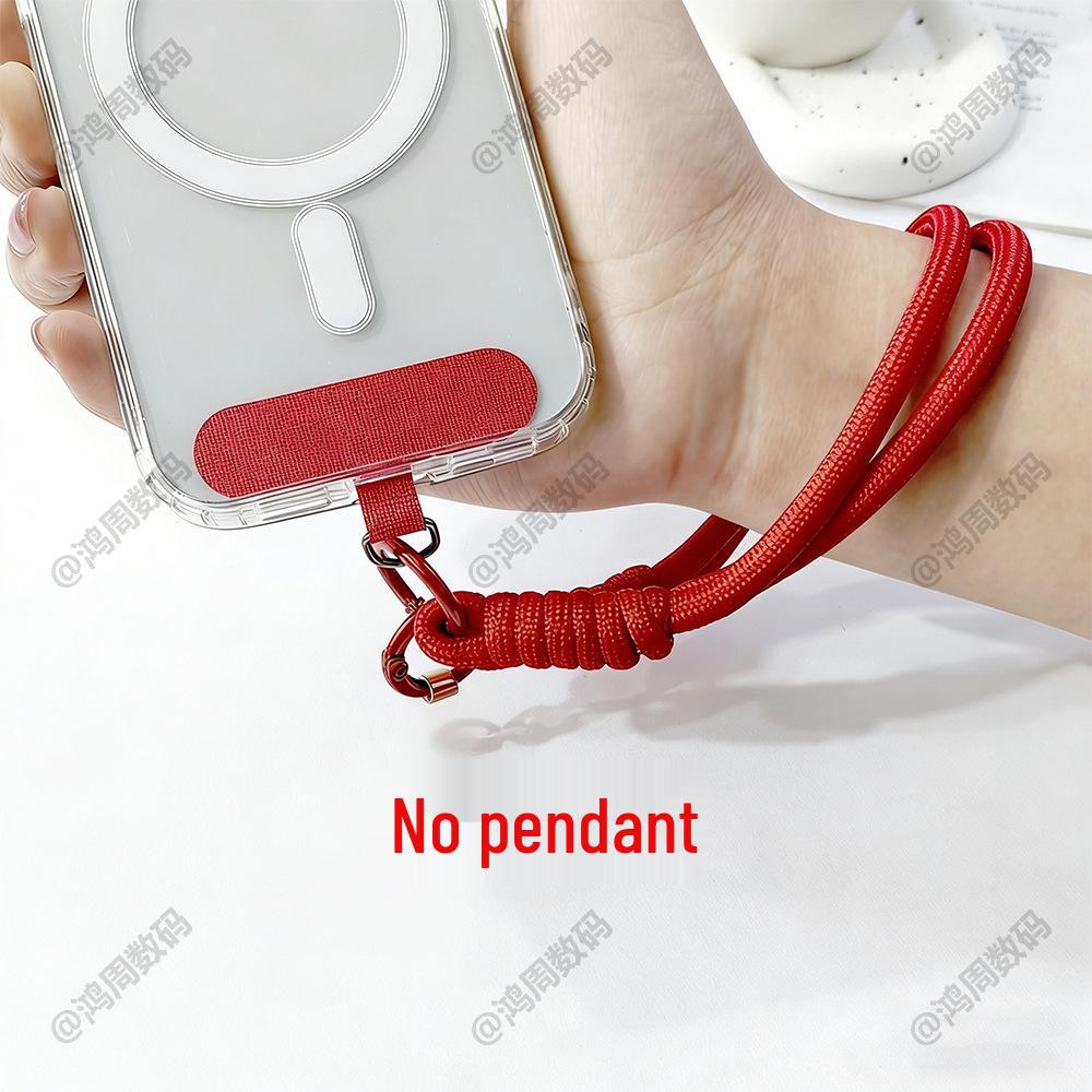 

Durable Chinese Red Hand-Woven Small Horse Pendant with Versatile Hanging Chain and Thickened Phone Strap