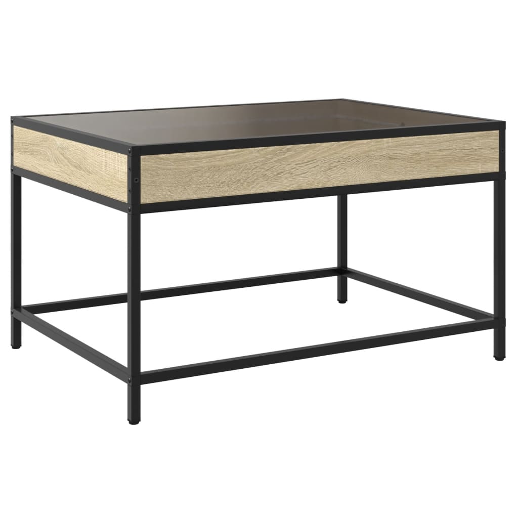 Infinity LED Coffee Table in Sonoma Oak 70 x 50 x 41 cm