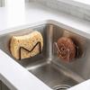 Wall Mounted Sink Sponges Holder Self Adhesive Sink Sponges Racks Practical Wall Hooks  Bathroom