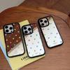 Full Screen Love Polka Dots for iPhone16promax Apple 14 Mobile Phone Case 15 Protective Case 17pro Mirror