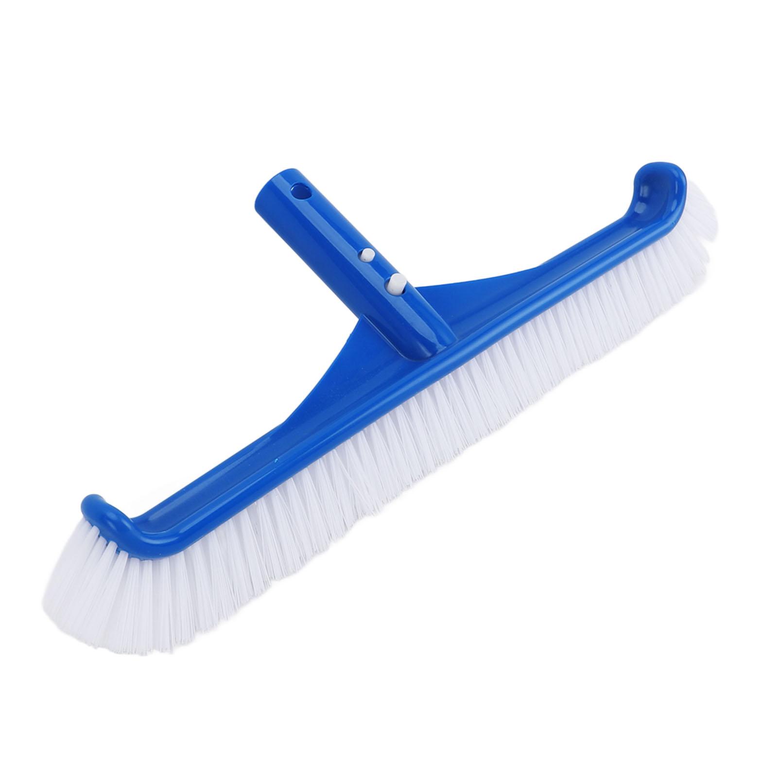 

Pool Brush Head Nylon 17 Inch Pool Versatile Pool Scrub Brush with 1-1Celsius4in Standard Pool Poles, for Swimming Pool Home Hotel Bathroom F
