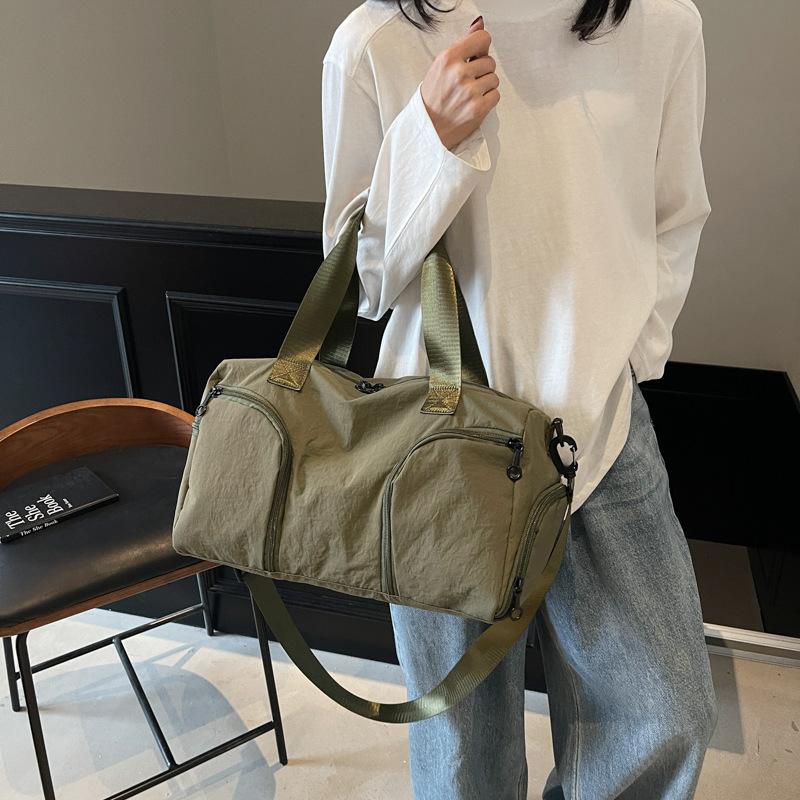 Short Distance Travel Bag Women's Large Capacity Handbag Men's Sports Bag Dry And Wet Separate Duffel Bag