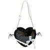 Lovely Little Devil Wings Pain Bag Comic Show Girls Crossbody Shoulder Bag Doll Receive Handbag Women Punk Heart Itabags