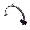 LED Desk Half Moon Light Black 3 Color Modes 10 Brightness Levels 28 Inch Professional Nail Desk Lamp with Phone Holder