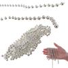 Christmas Tree Garland Silver Chain For Christmas Tree Beads 500cm 5M