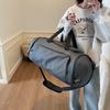 Men's and Women's Multi-pocket Fitness Bag Large Capacity with Shoe Compartment Portable Wet and Dry Separation with Shoe Compartment Travel Bag
