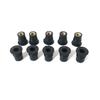 10/20/50/100 Pcs M5 Rubber WellNut 5mm Metric Motorcycle Windscreen Well Nut Wellnuts Brass NUTS For Windscreens Fairings Cowl