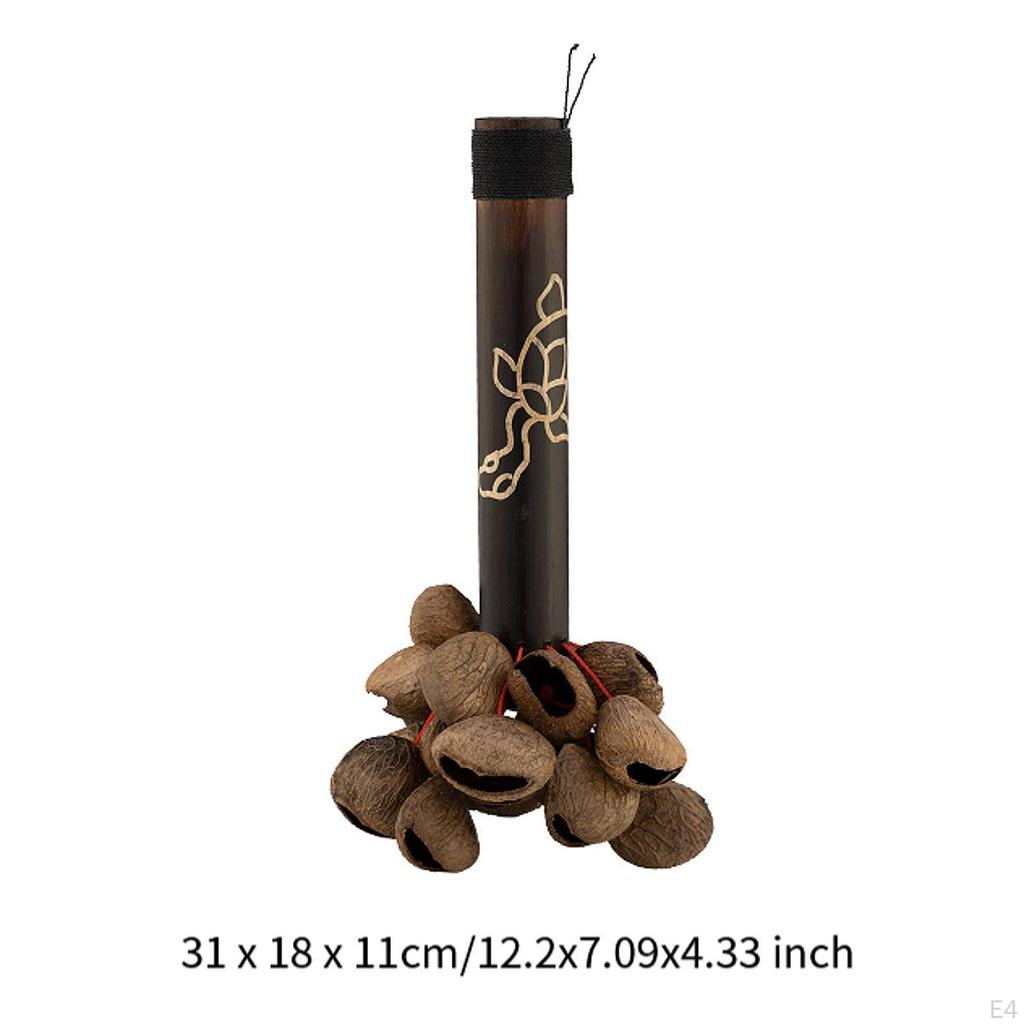 Nussschale Handglocke Hand Windspiele Handgemachte Musical Instrument Handheld Glocke Nussschale für