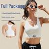 Women's Medium-High Intensity Running Sports Bra with Chest Pads