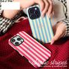 Blue & Pink Vertical Stripes Phone Case for Samsung Galaxy S20 S23 S24 S25 S26 FE Plus Ultra Edge 4G 5G Double-layer Back Cover