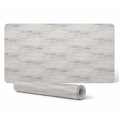 Elegancka Podkładka Dekoracyjna Na Biurko Pastelowe Poziome Linie 100X50 Cm