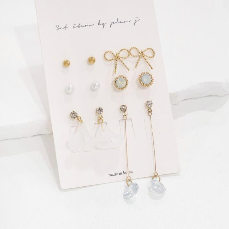 

Women s Accessories Ribbon Long Drop Pearl Set (Choose 1) A28841_3