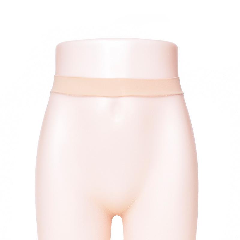 Seamless Velvet Deep-Crotch Transparent Stockings - Ultra-Thin, Plus Size, Easy Wear 