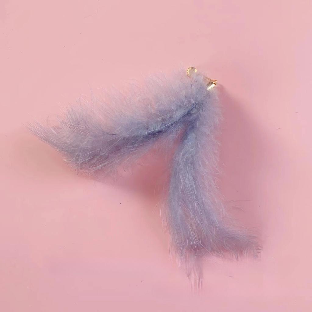 5pcs/10pcs Pet Cuddly Stick Feather Bell Replacement Head Pet Plush Toy Cuddly Cat Toy Relief Interactive Toy Cat Toys Pet Toys