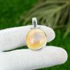 Anniversary Gift For Her Natural Shiva Eye Gemstone Pendant 925 Sterling Silver