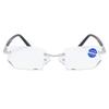 Anti Blue Ray Reading Glasses Dimond Cutting Rimless Eyewear Men Anti Fatigue Hyperopia Presbyopic Glasses +1.5