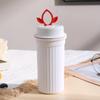 Simple Plastic Water Bottle Sealed Portable Coffee Cup for Office Outdoor 350ml KTY