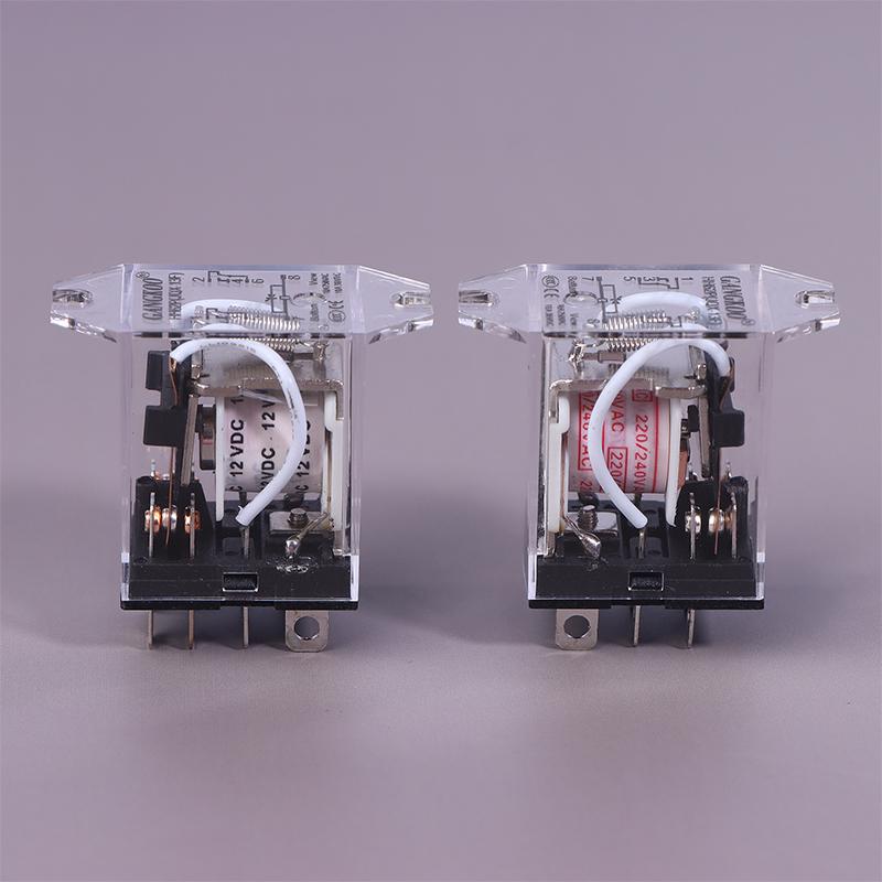 JQX-13F HH62P Electromagnetic Relay DPDT High Power With Socket Base AC220V DC12V 24V For Electronics PCB Circuit